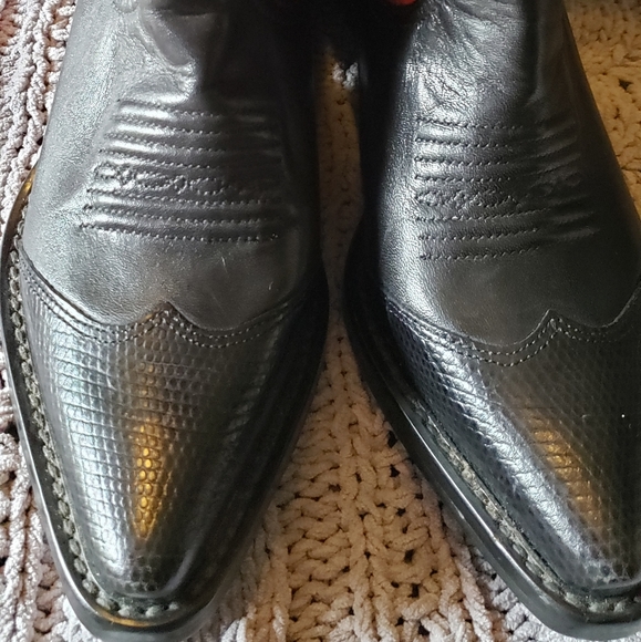 Nine West Evie western boot red Black 5 1/2 - Picture 6 of 15